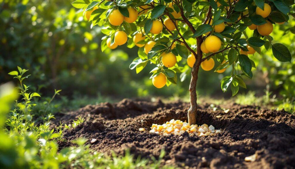 Albero di limone che non produce niente: questo scarto di cucina da interrare al piede può coprirlo di frutti