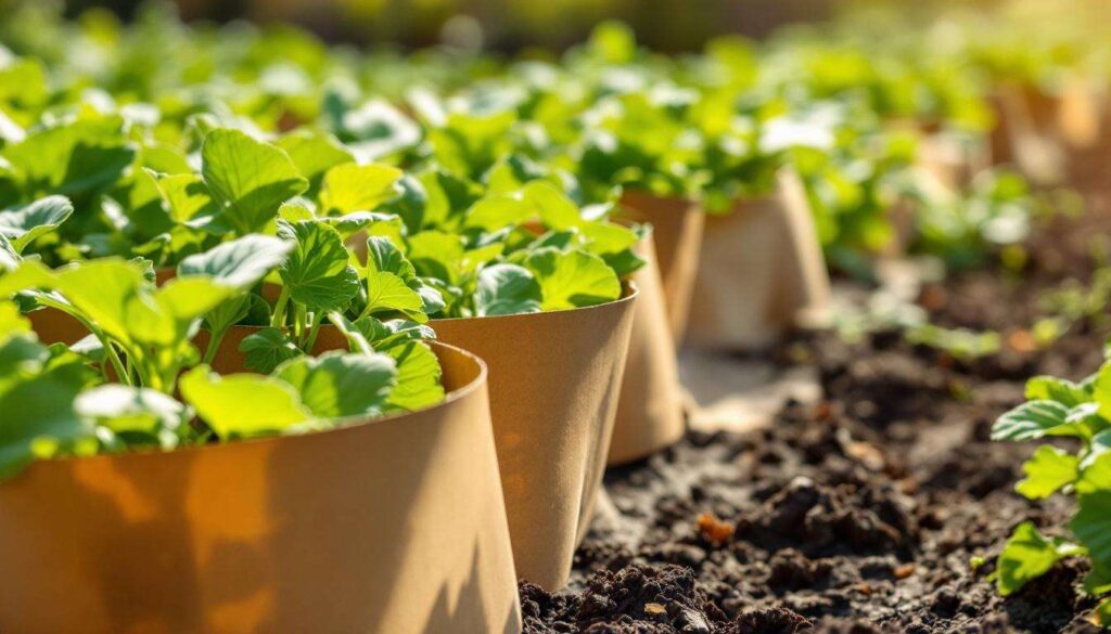 Pensavo di gettare questi cartoni, ma a febbraio mi hanno risparmiato settimane di diserbo estenuante