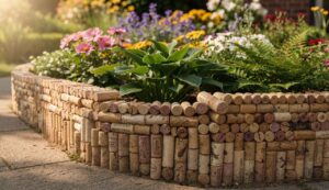 Non gettate più questo scarto delle vostre bottiglie di vino: nel giardino, permette un bordo durevole che pochi conoscono