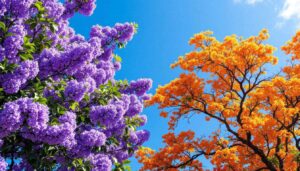 Jacaranda e flamboyan: come distinguere questi due alberi dalla fioritura spettacolare