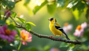 Qual è il significato della presenza del bellissimo cardellino nel vostro giardino?