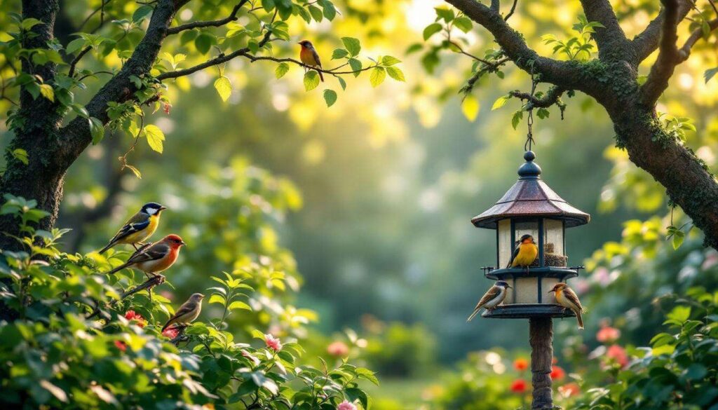 Quando smettere di nutrire gli uccelli del giardino?