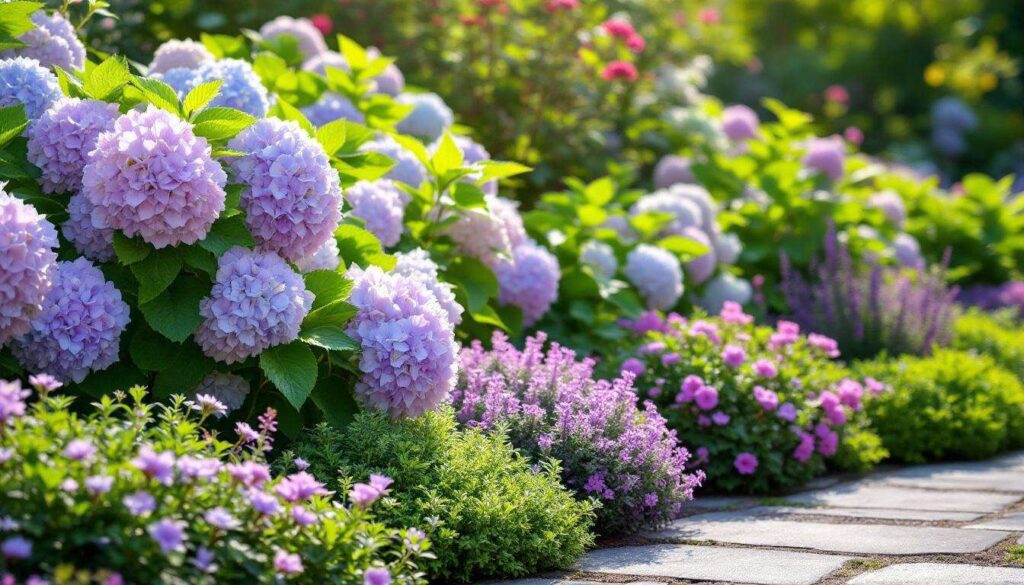 La copertura del suolo ideale da abbinare alle ortensie in giardino