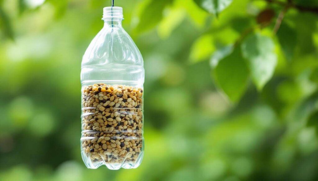 Non buttate le bottiglie di plastica: questo trucco nutre gli uccelli tutto l'inverno